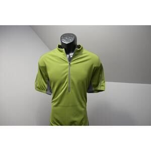 Novara‎ Athletic Cycling Jersey 1/2 Zip Green Short Sleeve Mens Size XL
